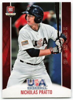 2015 Nicholas Pratto Panini USA Baseball Rookie