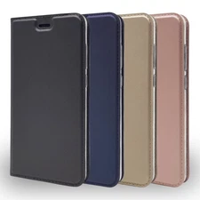 For Huawei P10 Lite Magnetic Leather Flip Wallet Phone Case Protector Cover New