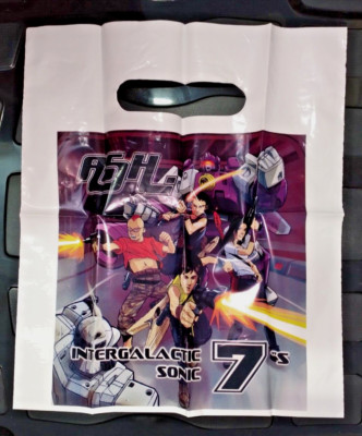 Ash Intergalactic Sonic 7's Promo Plastic Carrier Bag. New. Ash. Tim Wheeler.
