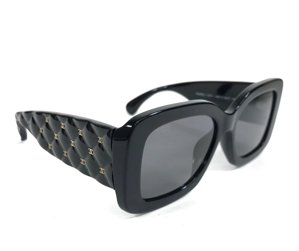 Gafas de sol Chanel 5483-A c.622/T8 negras monturas asiáticas con polarizadas gris oscuro Foto 4 de 4