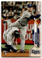 2020 Topps Series 1 Michael Brosseau Rookie Tampa Bay Rays #133