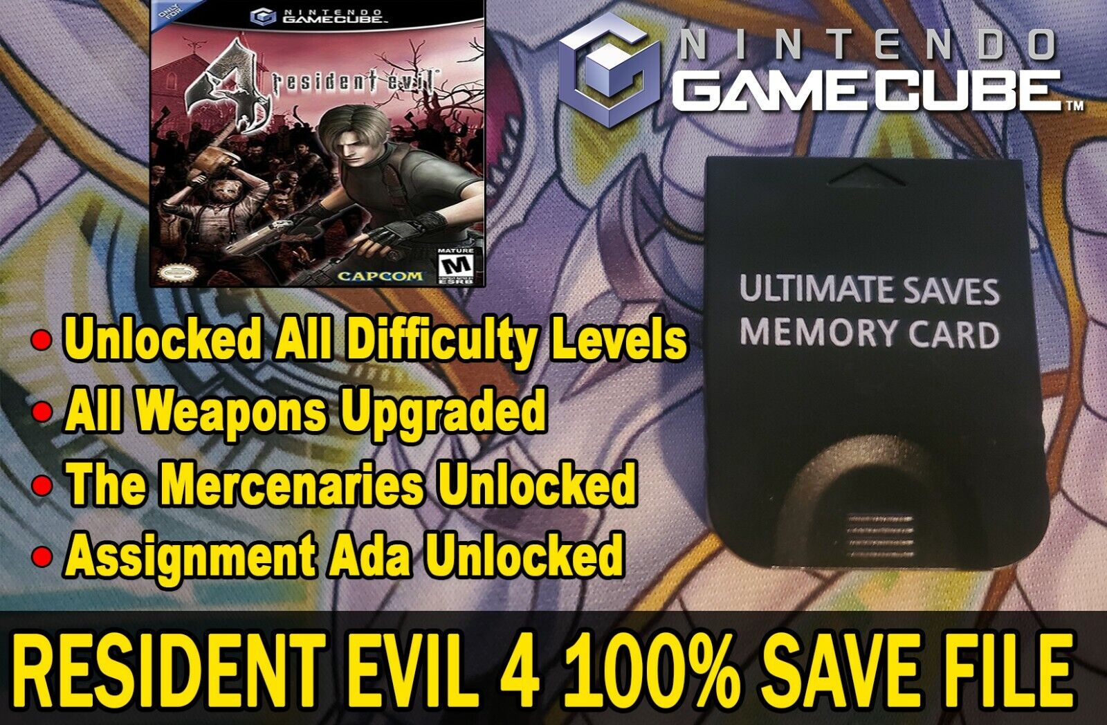 Resident Evil 4 Used Gamecube Games For Sale Retro Game