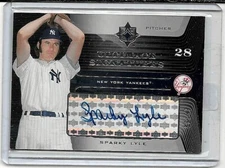 SPARKY LYLE 2004 UDC ULTIMATE SIGNATURES CERTIFIED AUTOGRAPH  