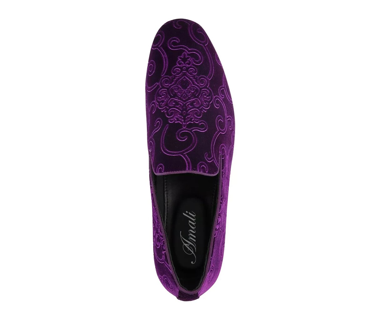 Amali Velvet Embossed Paisley Men