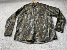 Vintage Woolrich Shirt Men Extra Large XL Realtree Camo Camoflauge