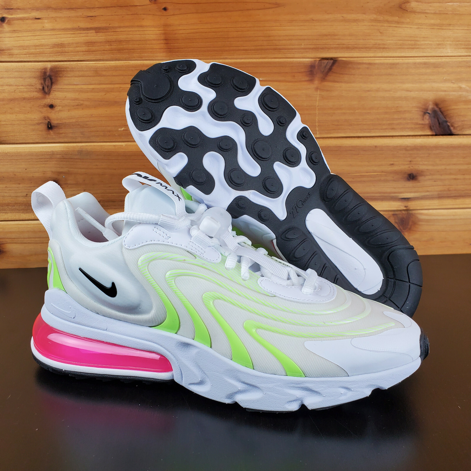 Nike Air Max 270 React ENG White Black 