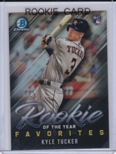 KYLE TUCKER ROOKIE CARD 2019 Bowman Chrome RC Baseball HOUSTON ASTRO CHICAGO CUB
