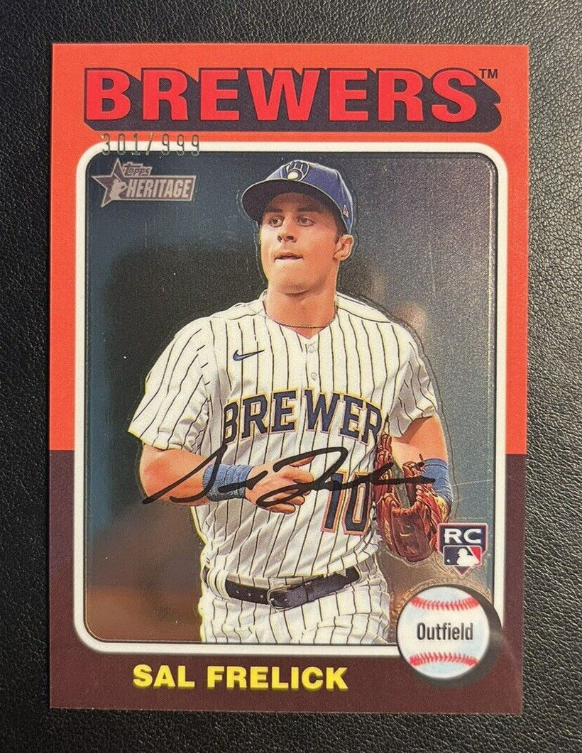 2024 Topps Heritage CHROME /999 Sal Frelick Rookie Card