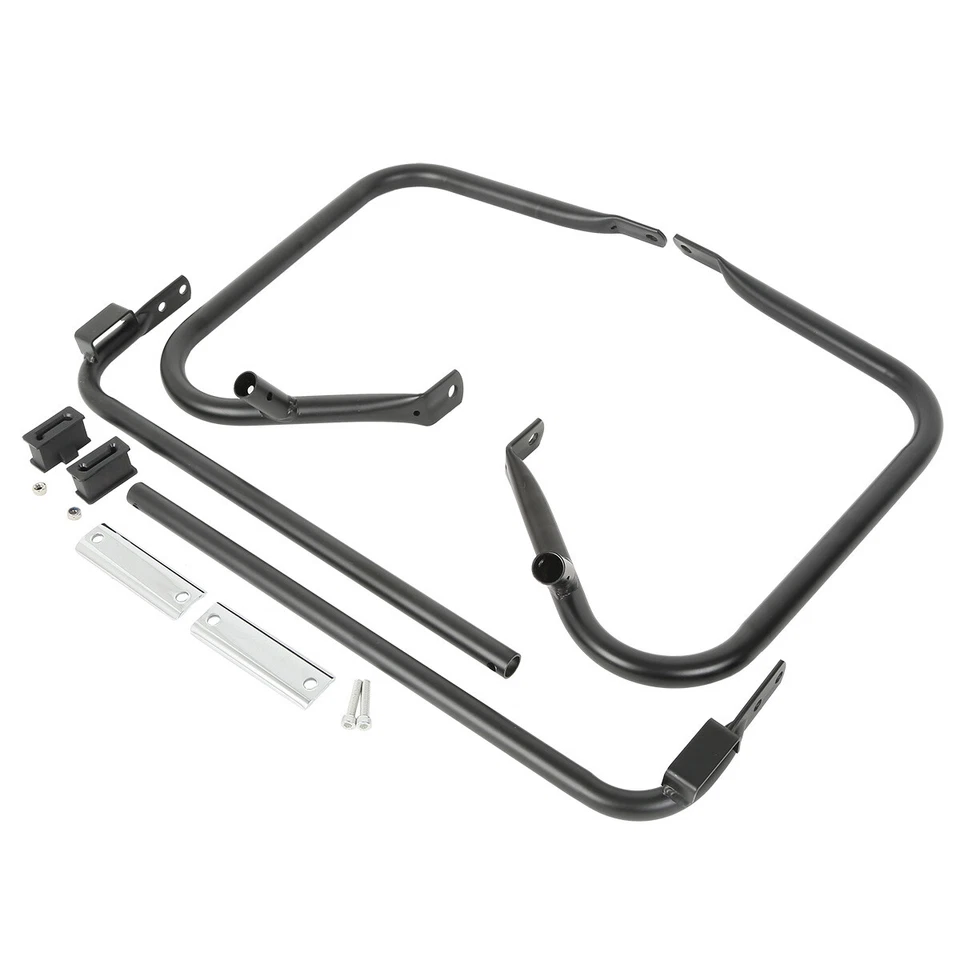 Barras protectoras de soporte de alforja para Harley Touring Street Glide Road King 1997-2008 Foto 2 de 4