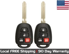 2x New Replacement Key Fob For Toyota HYQ12BDM HYQ12BEL H Chip -Read Description