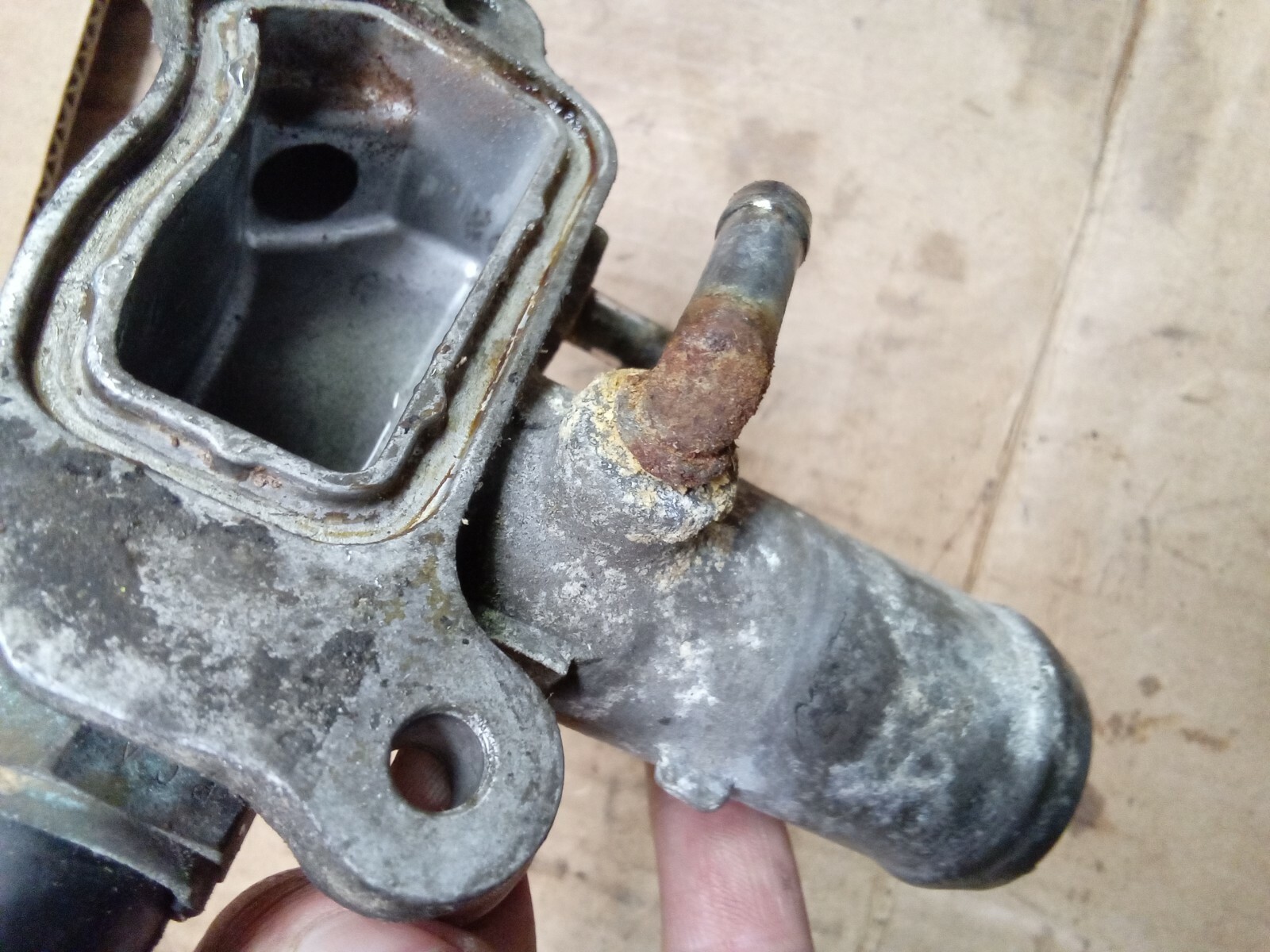 0206 Acura Rsx K20a3 Water Neck Coolant Outlet Fitting port Temp