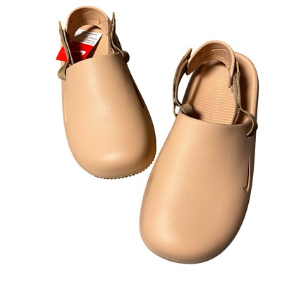Nike Calm Mules In Hemp Beige NWT Mens size 10 womens size 11.5