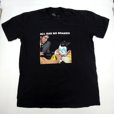 All Gas No Brakes Large Andrew Callaghan Flip Flop The Clown Florida Man T Shirt