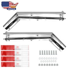 Stainless Mud Flap Hangers Angled Steel 1 Pair 2.5 Semi Truck Spring Loaded Stainless Mud Flap Hangers Angled Steel 1 Pair 2.5 Semi Truck Spring Loaded