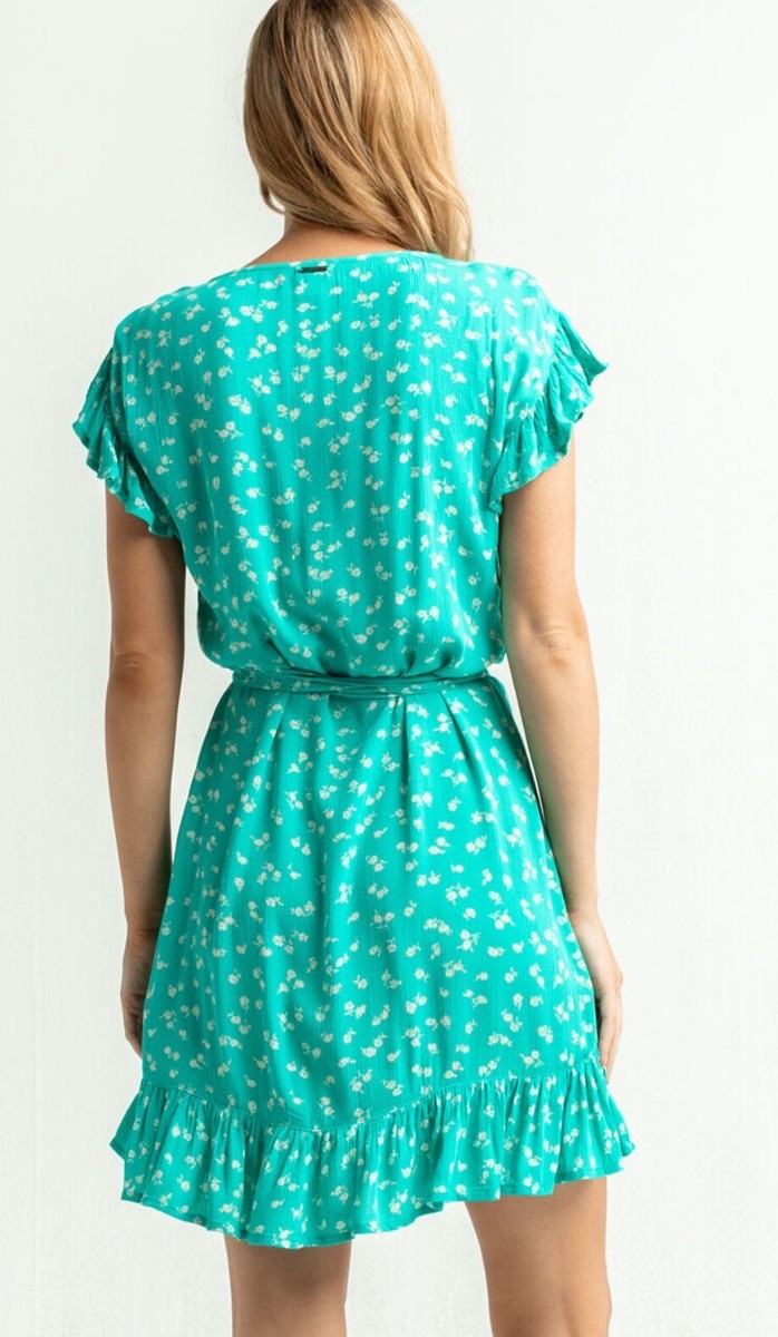 knee length dresses for ladies Billabong Hot Tropics Mini Wrap Dress main image 1