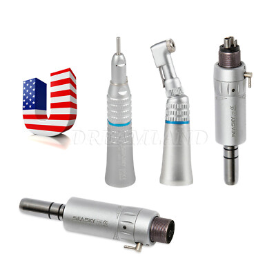 NSK Style Dental Contra Angle Straight 2/4H Air Motor Slow Low Speed Handpiece N
