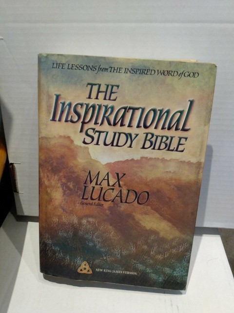 The Inspirational Study Bible by Max Lucado (1995, Hardcover) for sale ...