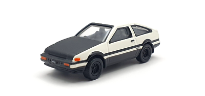 1/72 Bourbon TOYOTA SPRINTER TRUENO GT APEX WHITE AE86 Initial d