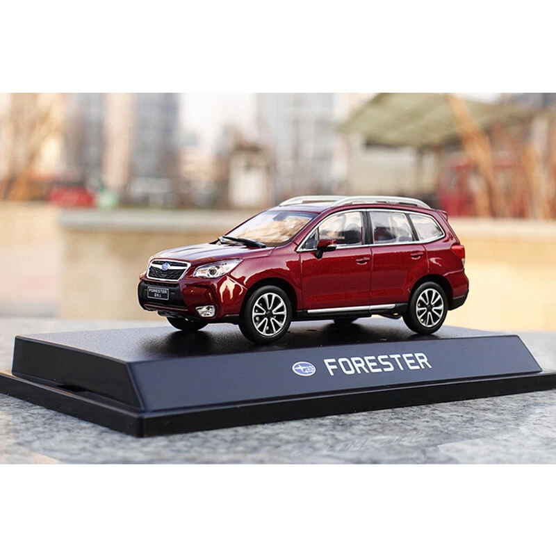 Original Diecast 1 43 Subaru Forester Alloy Car Model Red SUV Adult Classic