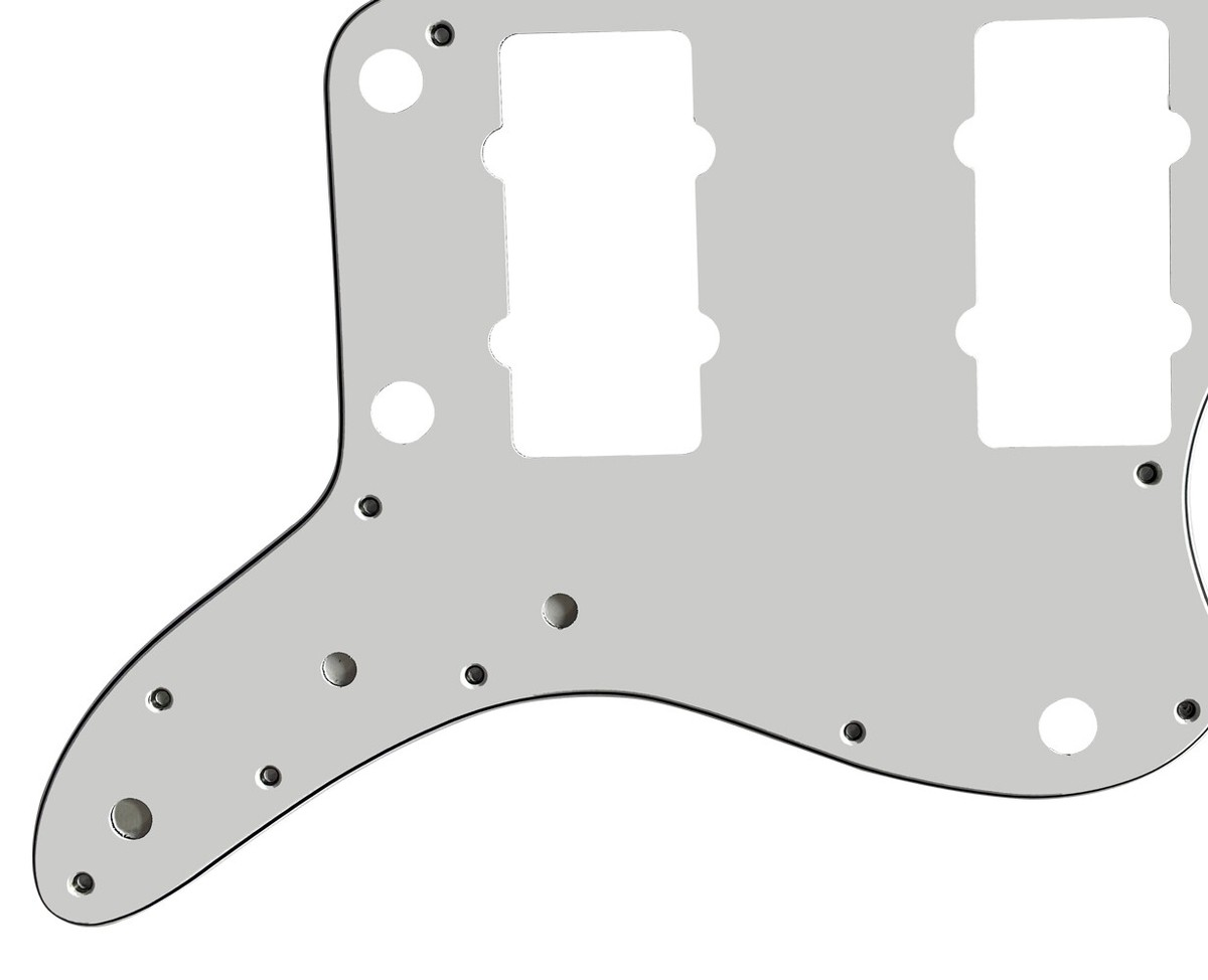 3 Ply White Pickguard Guitar Parts For Fender Japan