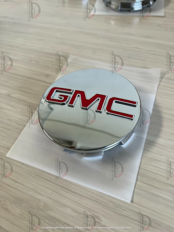 Tapacubos centrales 4 piezas Chevy Silverado 1500 Tahoe Suburban 2014-2020   Foto 4 de 4