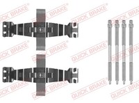1X Quick Brake 109-0022 ZubehöRsatz Scheibenbremsbelag FüR Opel Vauxhall Porsche