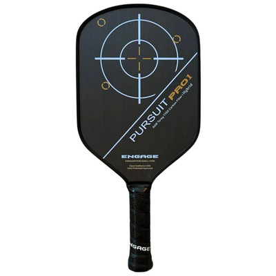 Engage Pro1 Hybrid Pickleball Paddle Raw Carbon Fiber 12.7mm 8.0oz USAPA, Gold