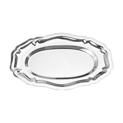 Edelstahl ovaler Dessertteller leicht zu reinigen für Waschtisch Styling - Bild 1 von 4