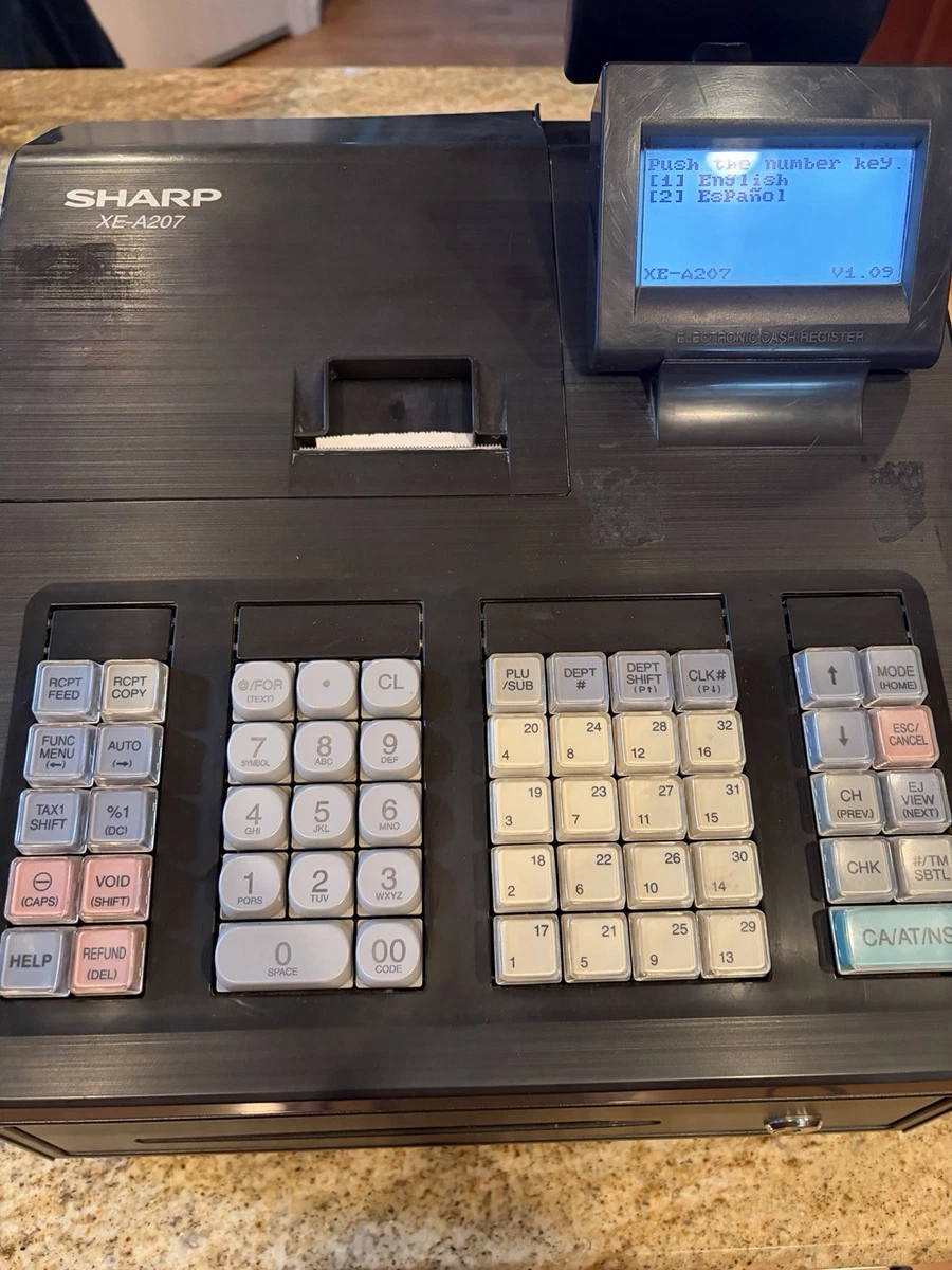 Sharp XE-A207 POS Cash Registers for sale - eBay
