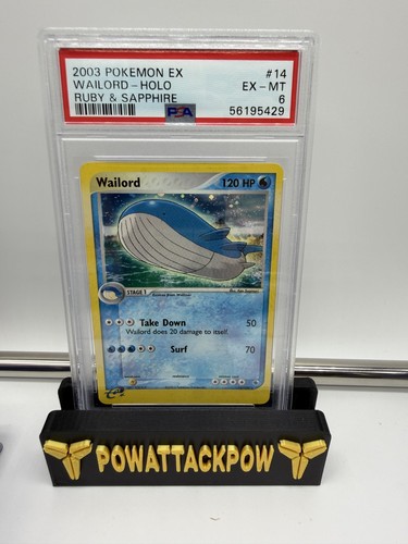 Wailord graded PSA 6 for sale on eBay