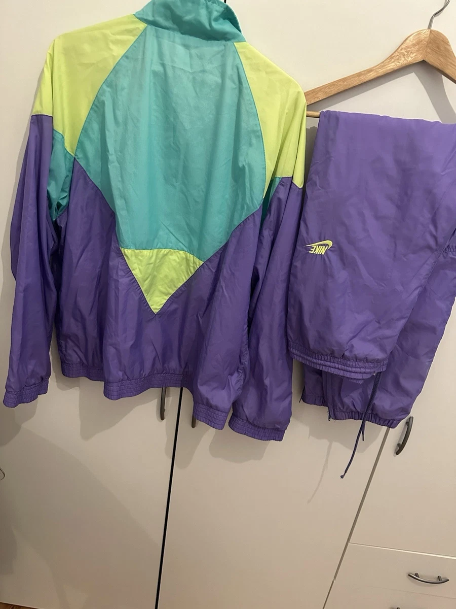 Nike Trainingsanzug Nike Air Flight Size M Vintage Warm Up Track Suite 90s