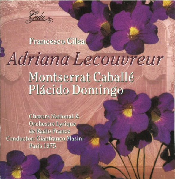 Adriana Lecouvreur Montserrat Caballe Placido Domingo 1975 Live Paris 2 CD Gala