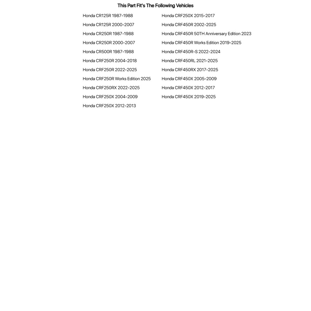 Tusk Honda Bearing Retainer Tool 47mm For HONDA CRF250R 2004-2018,2022-2023