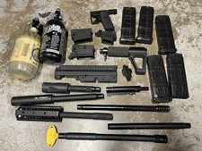 Lot Of Paintball Gun Parts Apex Barrel Tippmann 98 RAP4,Magazines,Stocks,Dmag