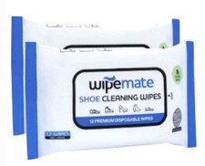 Twin Pack Box Wipemate Shoe Cleaning Wipes Box K