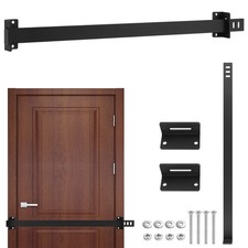 Adjustable Door Security Lock Bar, Commercial Shed Outswing Door Security Bar 1M