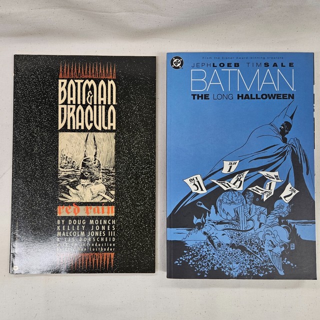 DC Lot of 4 Batman TPB: Bloodstom The Dark Knight Returns The Long Halloween...