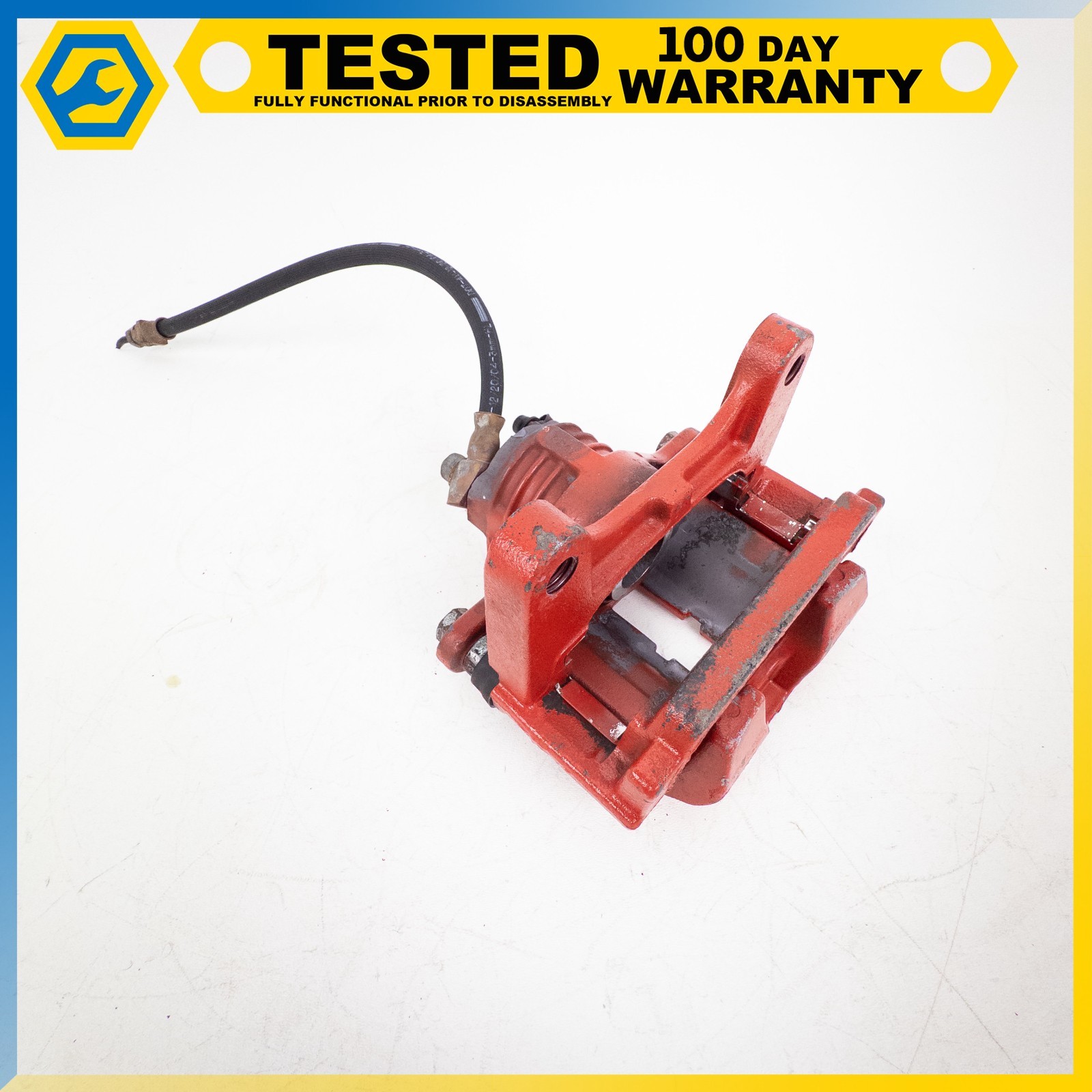 05-13 CHEVROLET CORVETTE C6 REAR RIGHT SIDE DISC BRAKE CALIPER RED OEM