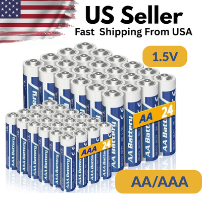 #ad Lot of 12 24 Pack AA AAA Batteries Extra Heavy Duty 1.5v Lots New Fresh $9.89