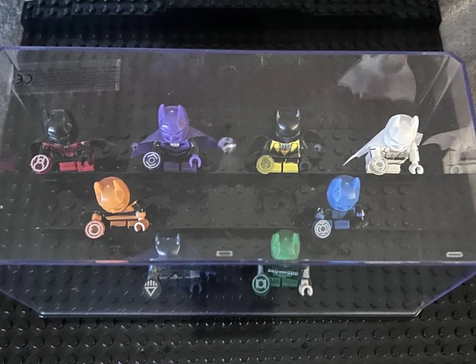 Lote de minifiguras LEGO personalizadas BATMAN LANTERN verde amarillo blanco negro azul rojo Foto 2 de 4