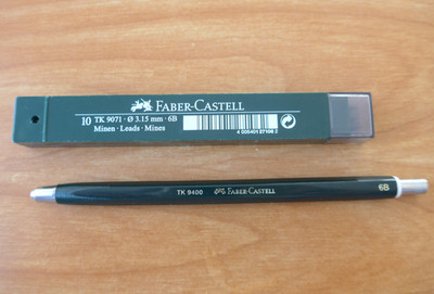 Faber-Castell TK9400 3mm 6B Kupplungsstift - Minenhalter