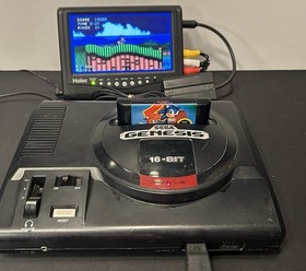 Sega Genesis Model 1 Console 1601 Tested with Controller, Sonic 2 and Cords