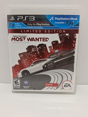 Need for Speed: Most Wanted -- Limited Edition (Sony PlayStation 3, 2012)