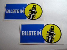 2 Stück Werbe-Aufkleber Bilstein Gasdruck Stoßdämpfer Shocks Logo 13 x 6 cm