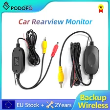 Wireless Transmitter & Receiver for Car Reverse Rear View Backup Camera and Moni