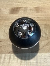 Black Leather Chrome Momo Italy Sphere Race Gear Shift Knob Porsche 911