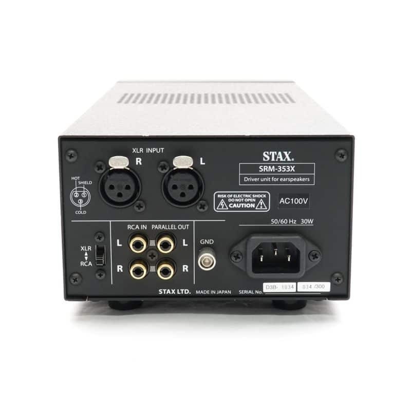 STAX SRM-353X BLACK 限定300台モデル STAX SRM-353X/BK 80th Anniversary Driver Unit (Black) – RCA/XLR
