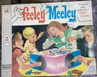 1967 Feeley Meeley Mystery Box Board Game Milton Bradley-VINTAGE!