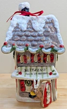 NEW Blue Sky Clayworks  BLITZENS HOUSE OF PANCAKES #1 Christmas Candle House NWT