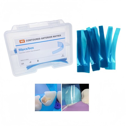 Dental Contoured Anterior Matrix Bands Restoration Polyester Matrices ...